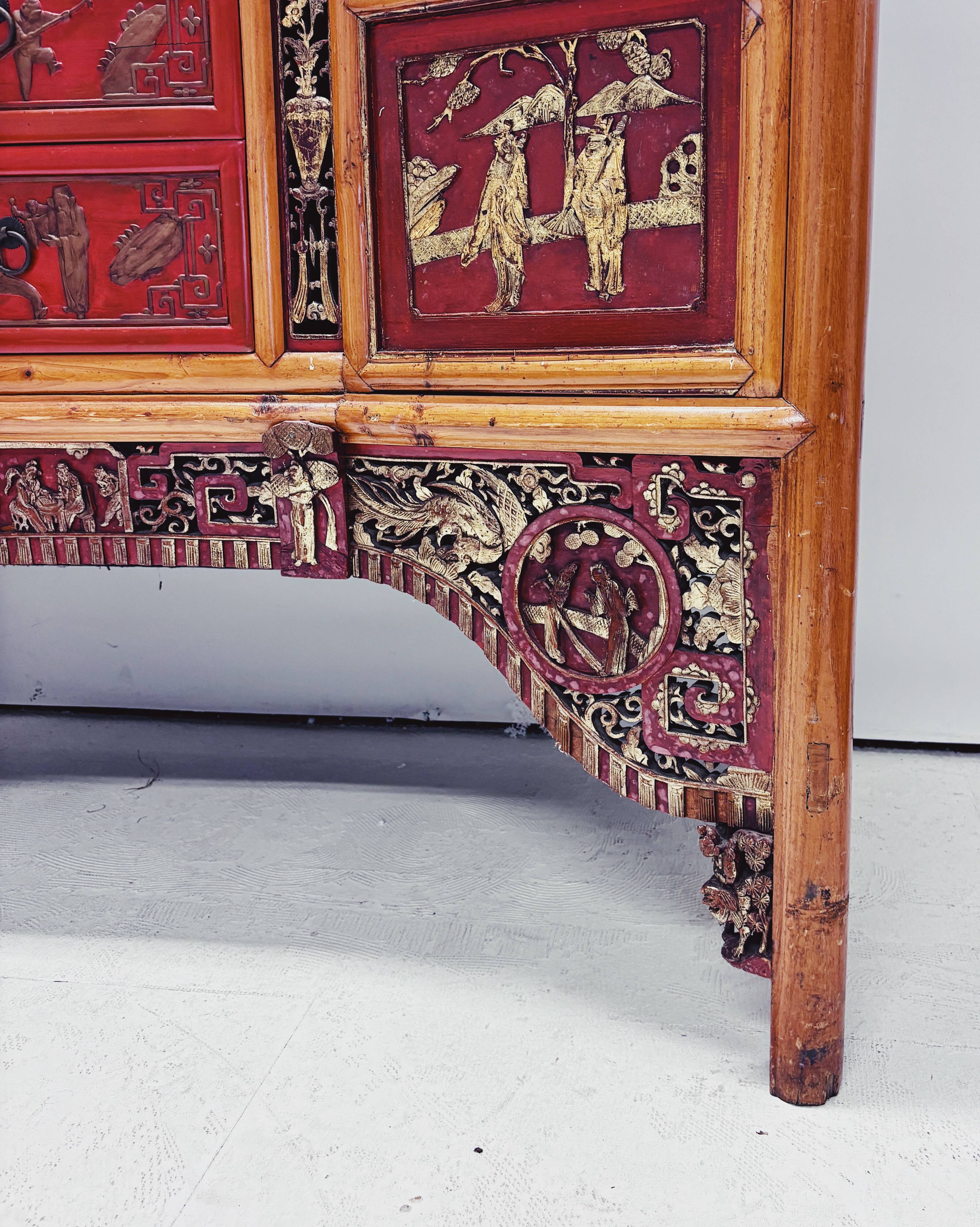 Cabinet de mariage chinois ancien