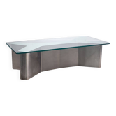 Table Ypsilon en acier inoxydable, années 1970