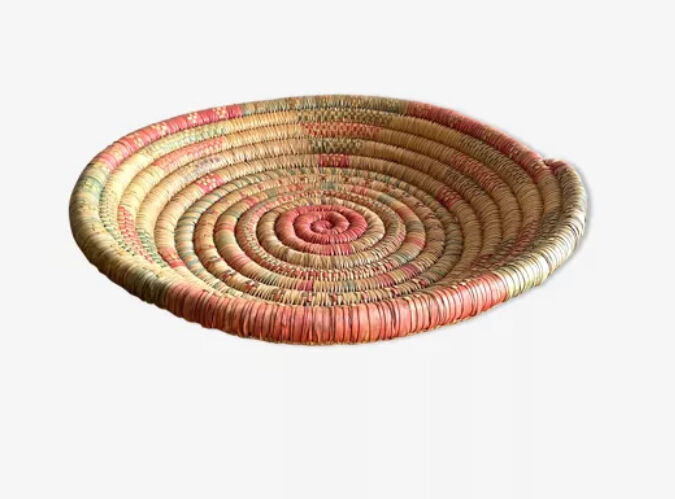 African braided basket