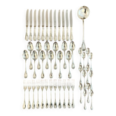 Christofle Marly 49-piece cutlery set in superb condition