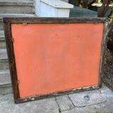 Grand miroir de bar en laiton 110x86