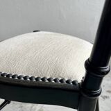 Reupholstered Napoleon III chairs