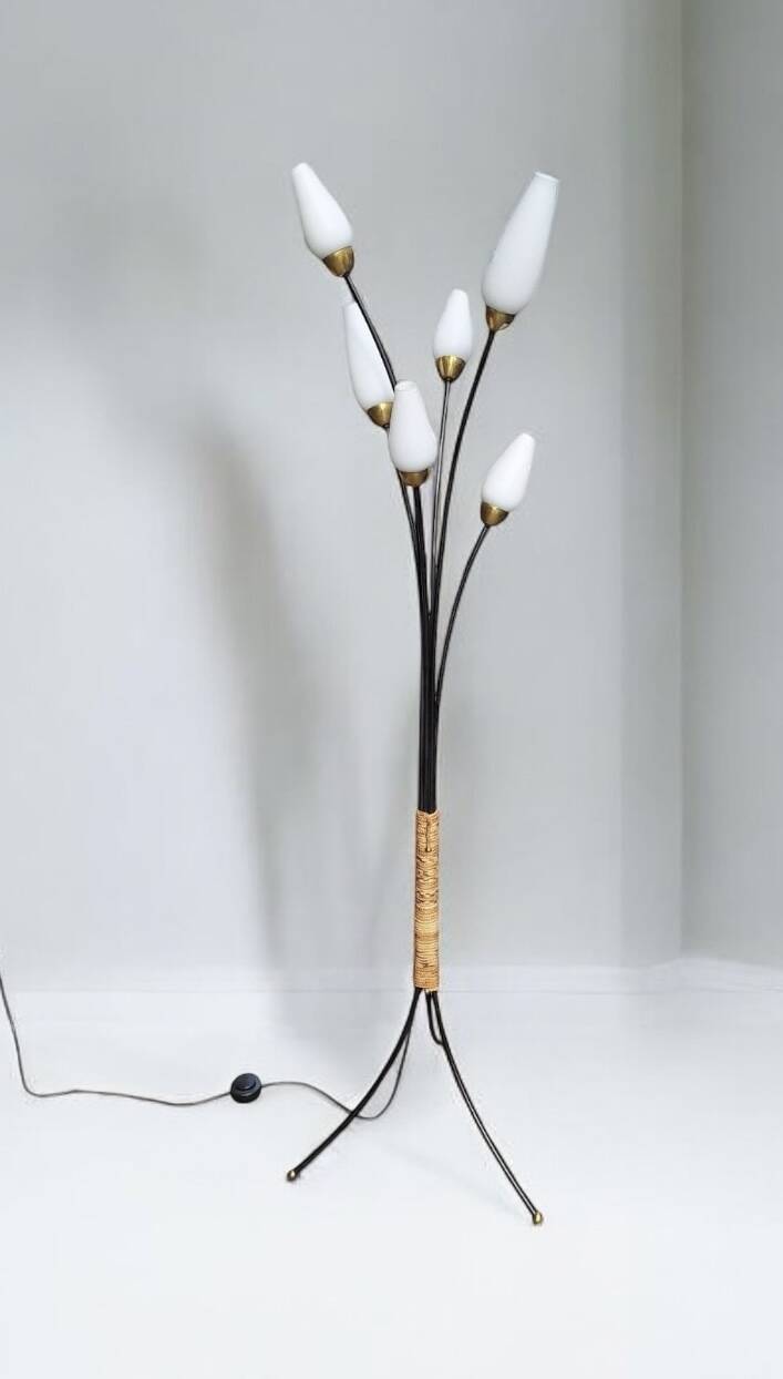 6-branch floor lamp 1950