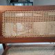 Fauteuil bois cannage design Roger landault