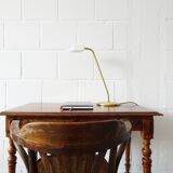 Table lamp by Bankamp Leuchten made of brass and frosted glass