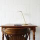Table lamp by Bankamp Leuchten made of brass and frosted glass