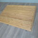 Table basse plateau bois pieds alu