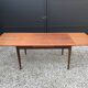 Scandinavian teak rap table