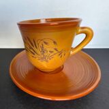 6 coffee cups + saucers