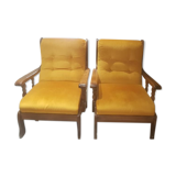 Set of two vintage armchairs