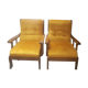 Lot de deux fauteuils vintage