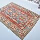 Colorful Hanknotted Vintage Carpet sku 3567