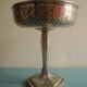 vintage centre table cup silver-plated art deco French silver metal cup