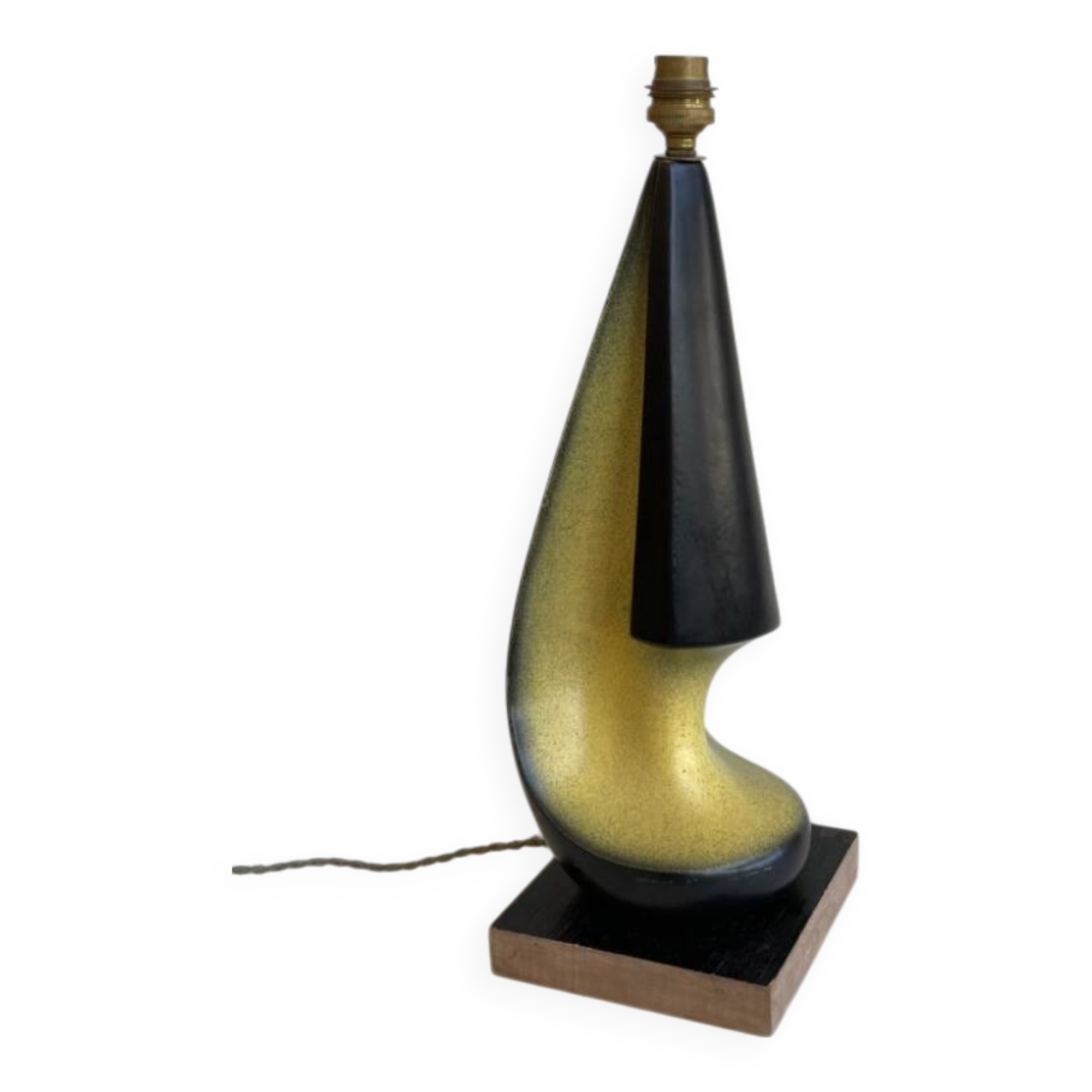 Vintage 1950s ceramic lamp base