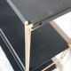 Metal string shelf