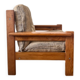 Fauteuil en pin vintage 70/80
