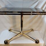 Italian vintage rolling side table - Arredamenti Allegri Parma