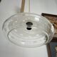 Vintage 1950s glass saucer hanging