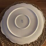 Superbe ancien plat à tarte en faience  MODELE Rouen,