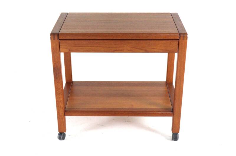 Teak trolley with drawer 'Grove' - danish design in teak
