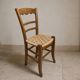19th-century peasant chair restored – handmade Danish cord weaving