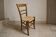 19th-century peasant chair restored – handmade Danish cord weaving