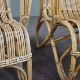 Ensemble de 2 fauteuils Rotan Dutch Design Belse 8, 1950