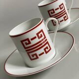Two porcelain cups by Bernardaud.