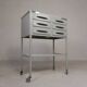 Cabinet dentaire en acier, unité à 6 tiroirs, années 1950