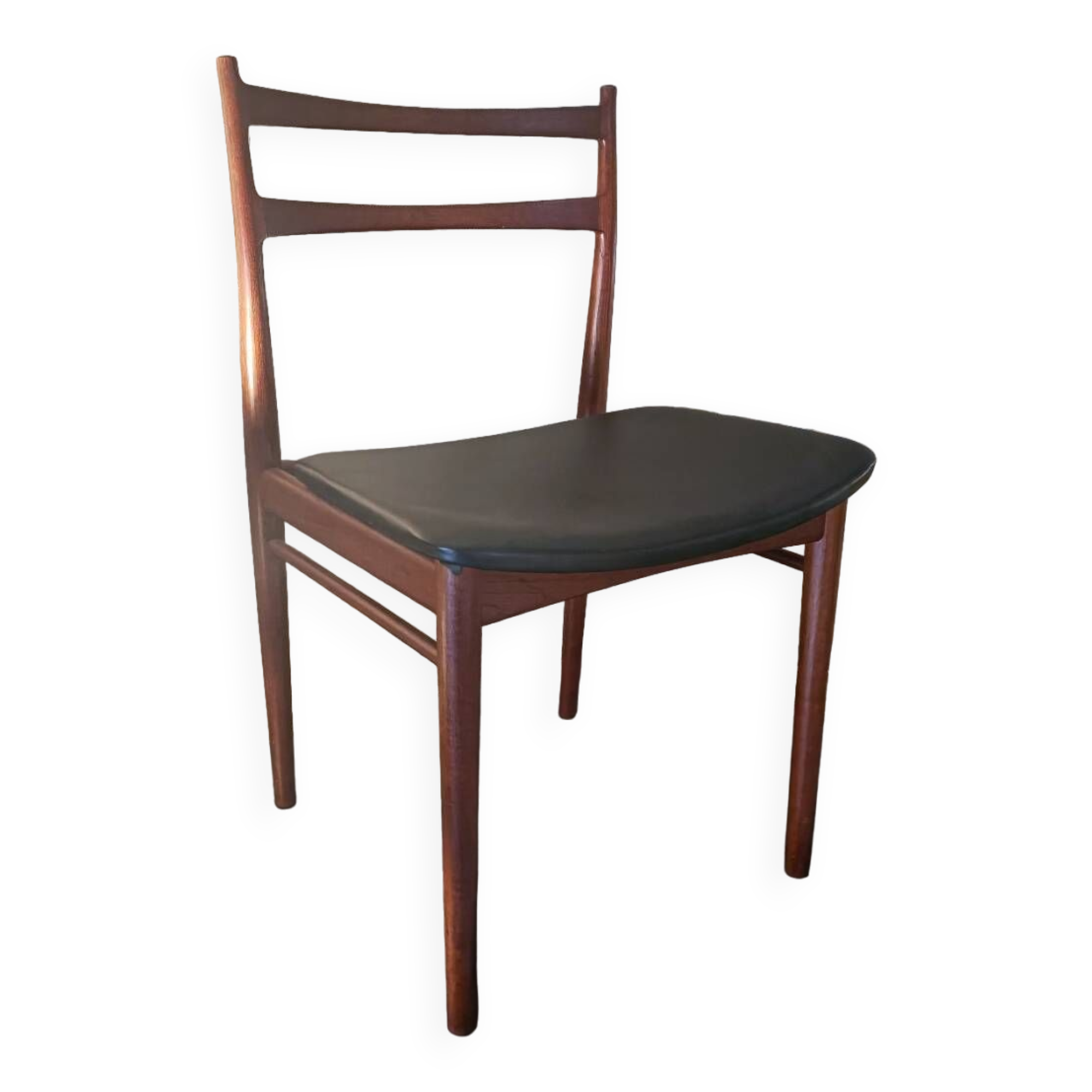Ensemble de 4 chaises vintage en palissandre des années 60