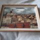 Tableau bernard buffet , marseille , bateaux dans le vieux port , edition braun