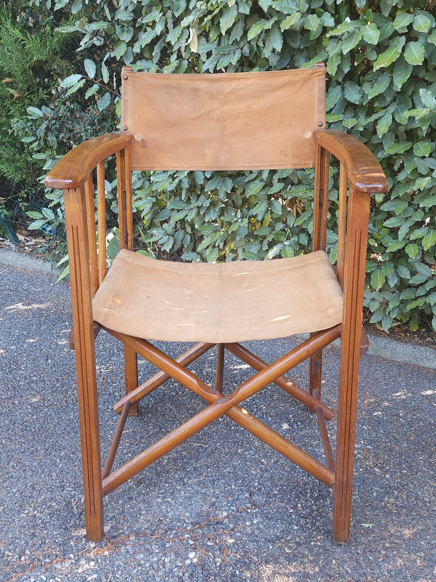 Fauteuil metteur en scène pliant vintage