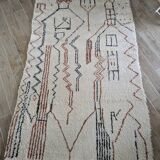 Handwoven wool Berber rug