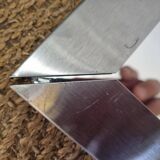 Square aluminum mirror from 1980 (50X50cm)