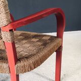 Vintage Mediterranean Rope Armchair, France, 1930s