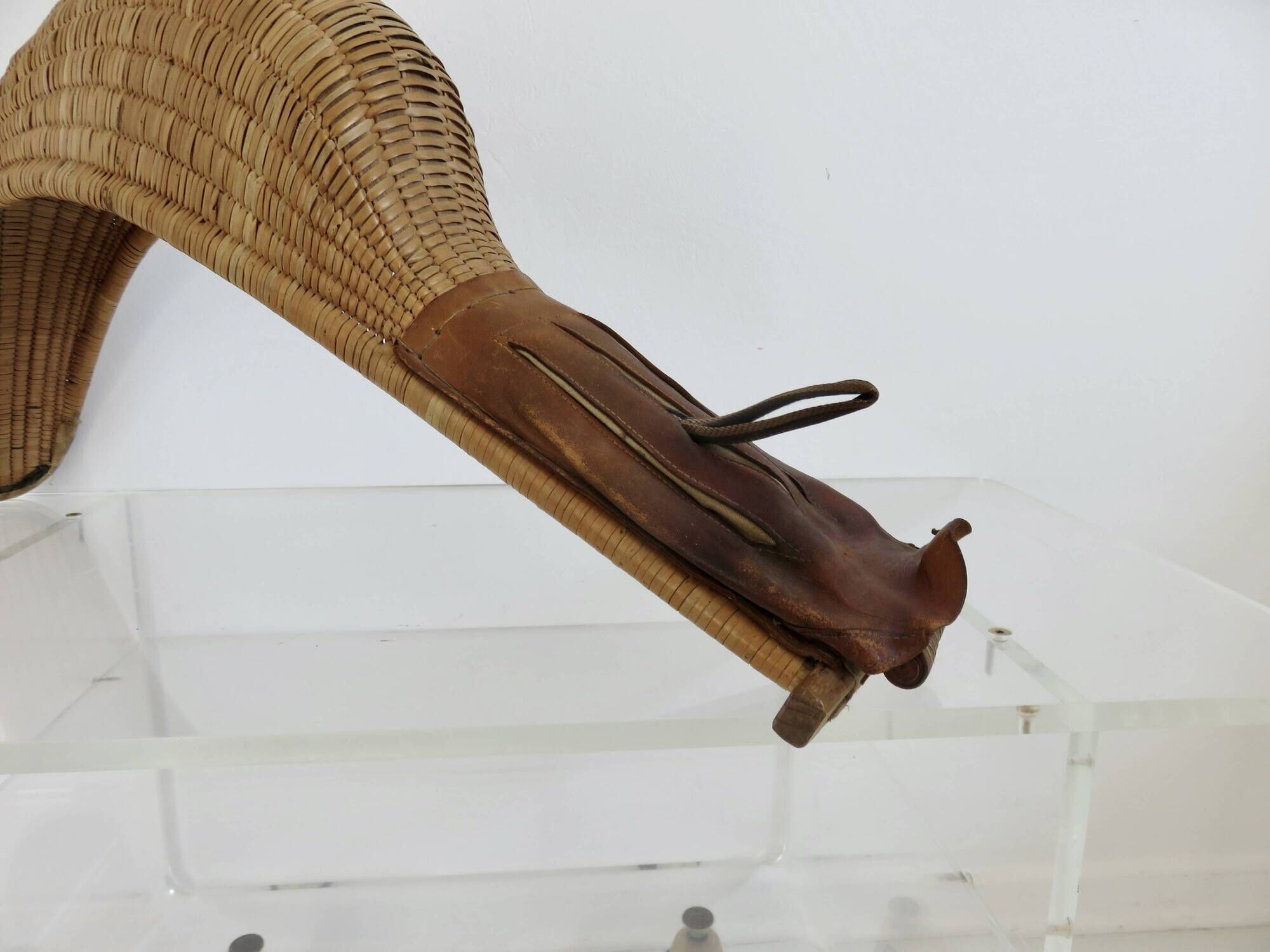 Old chistera, large glove, 62cm, Basque Country, cesta punta, jai alai