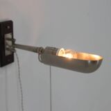 Rare Functionalist Wall Lamp with Rotating Shade, 1920s