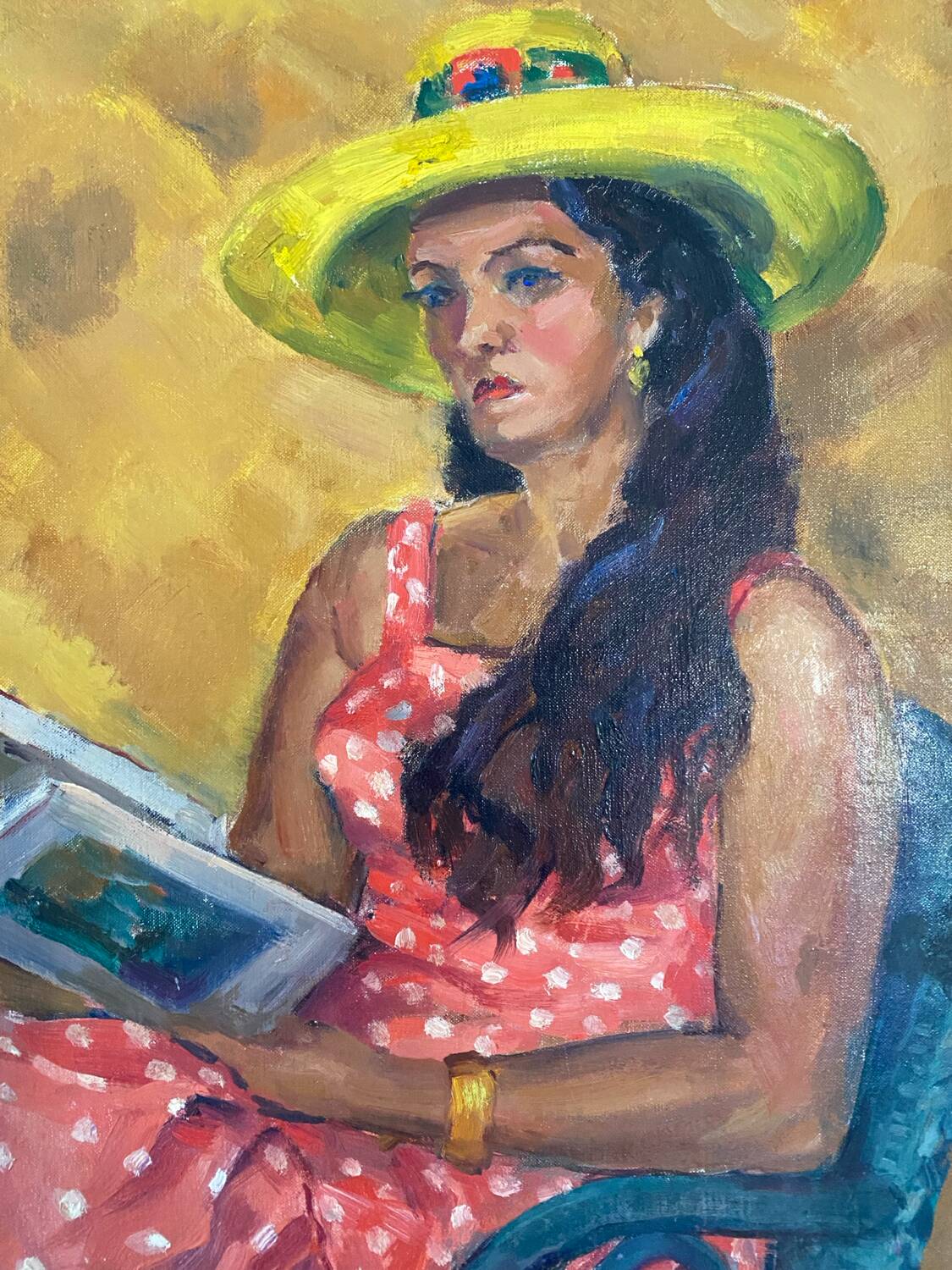 Portrait of a woman signed from 1967