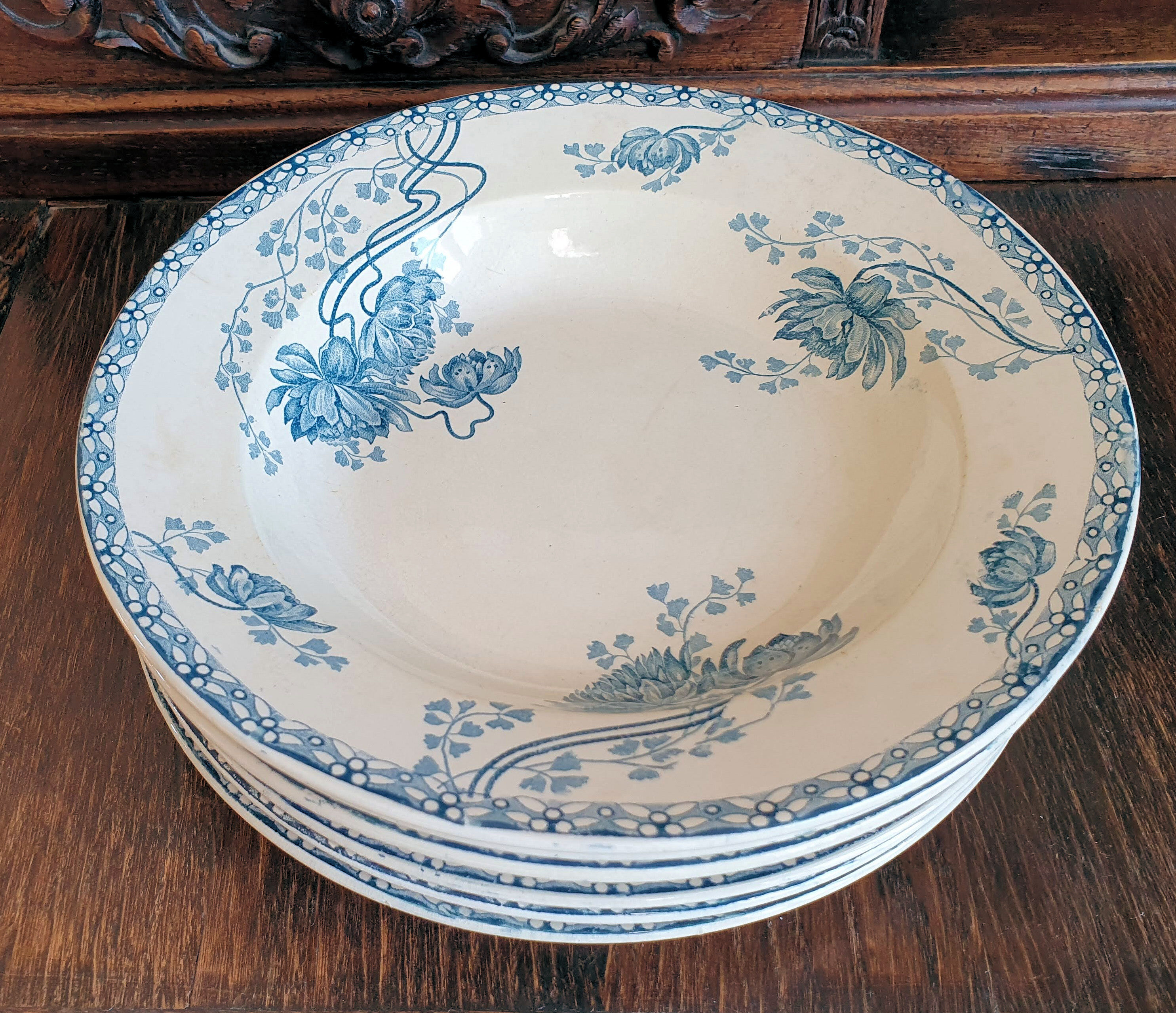 Plates sarreguemines U&C Royat