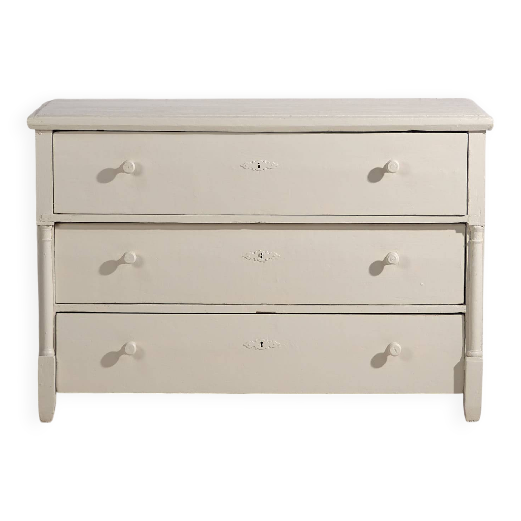 Antique white chest of drawers (circa 1920) #53