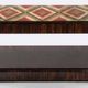 An Art Deco coffee table made of beech wood, rosewood, and marquetry.