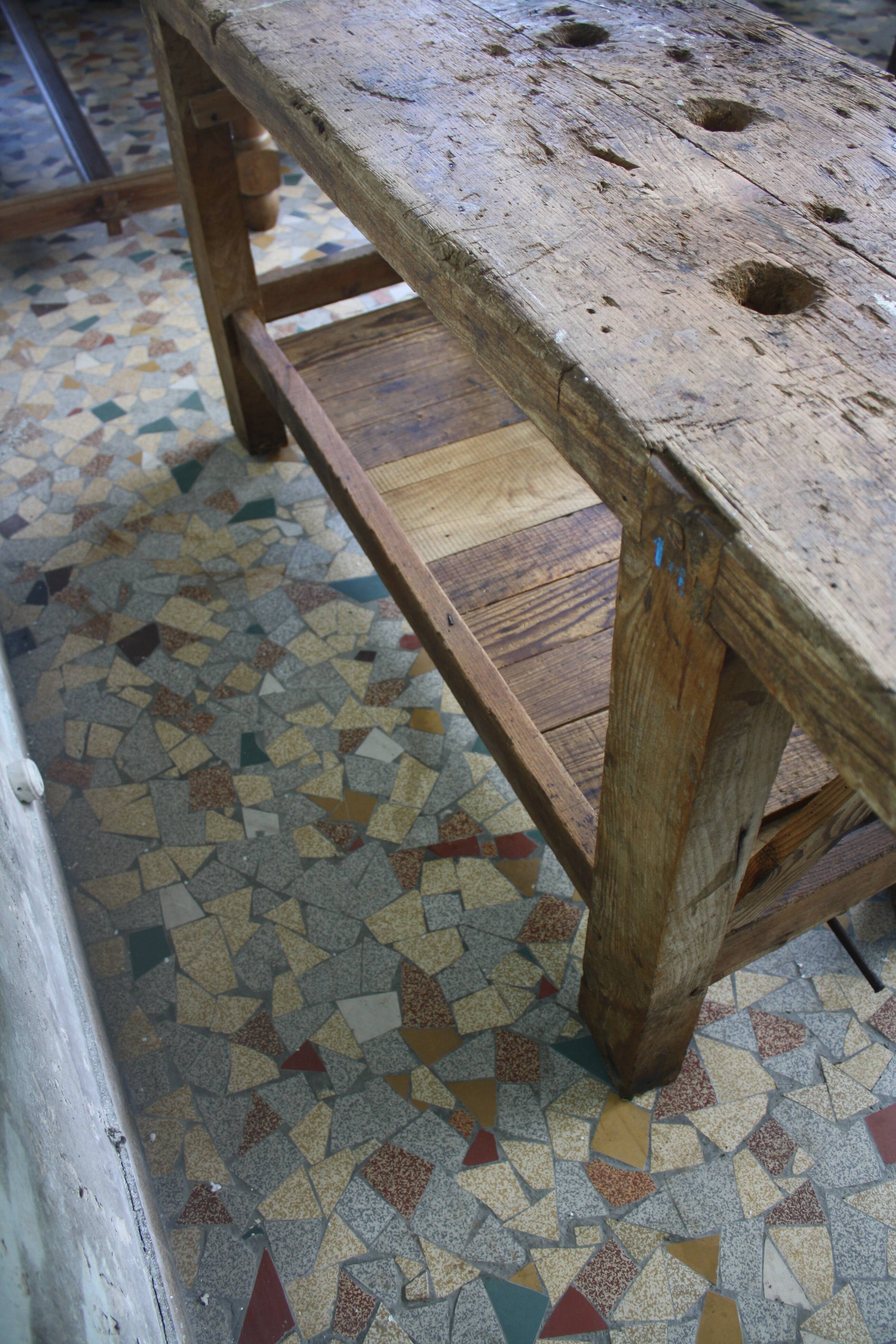 Established rough wood carpenter