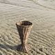 Handwoven rattan vase