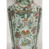 Early 20th century Chinese lamp, porcelain and gilt bronze