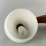 60s 70s lamp teak light wall lamp Uno & Östen Kristiansson Luxus 60s