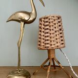 Vintage rattan lamp