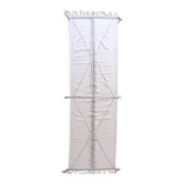 Tapis Kilim Blanc Couloir - 437 x 133 cm