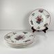 Set de 4 assiettes plates "Agreste", Sarreguemines, fin XXe, Pyroblan