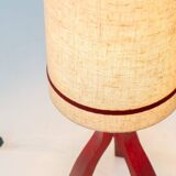 Space age floor lamp with tripod base (Germany, 1970s).
