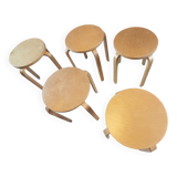 5 tabourets Frosta, Ikea vintage